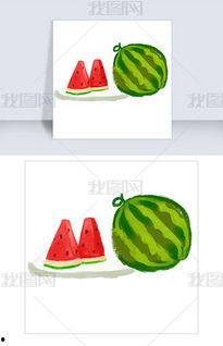 吃瓜免扣素材,轻松享受美食，畅快分享快乐